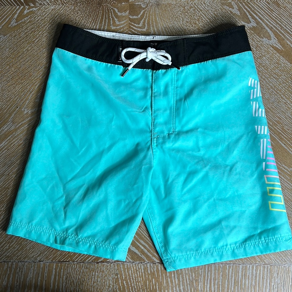 HURLEY Teal Swim Boardshorts 5